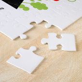 ポルトガルのキャラベル船とファドの女性シンガー ジグソーパズル (側面)