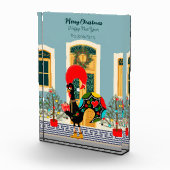 ポルトガルのクリスマスの家とオンドリの挨拶 フォトブロック (右)