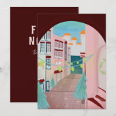 ポルトガルのクリスマスカード フェリズ・ナタール シーズンカード (正面/裏面)