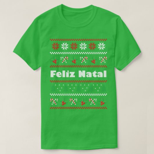 ポルトガルのクリスマスフェリズナタル Tシャツ (デザイン正面)