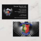 ポルトガルのサッカーのチャンピオン 名刺 (正面/裏面)