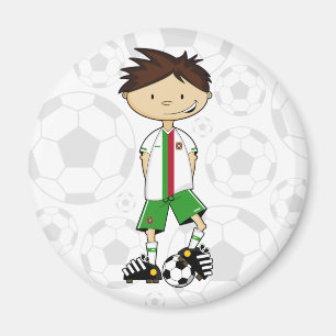 ポルトガルのサッカーの男の子の磁石 マグネット