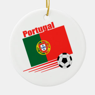 ポルトガルのサッカーチーム セラミックオーナメント