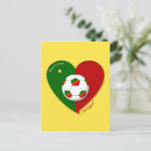 ポルトガルのサッカーチーム。プットボルドポルトガル" 2014 ポストカード (スタンド正面)