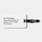 ポルトガルのサッカー2016ファンのギア ラゲッジタグ (裏面横)