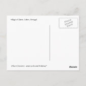 ポルトガルのシントラ村 ポストカード (裏面)