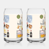 ポルトガルのシンボル旅行愛好家 ガラス缶 (右)