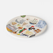 ポルトガルのシンボル旅行愛好家 ペーパープレート (アングル)