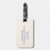 ポルトガルのシンボル旅行愛好家 ラゲッジタグ (裏面縦)