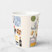 ポルトガルのシンボル旅行愛好家 紙コップ (左)