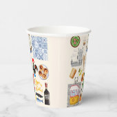 ポルトガルのシンボル旅行愛好家 紙コップ (右)