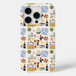 ポルトガルのシンボル旅行愛好家 iPhone 15 PROケース