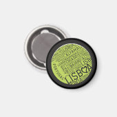 ポルトガルのシンボル – リスボンリスボン マグネット (正面/裏面)