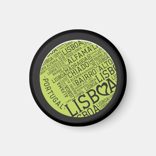 ポルトガルのシンボル – リスボンリスボン マグネット (正面)