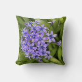 ポルトガルのスクイル花クローズアップ自然写真 クッション (正面)