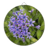 ポルトガルのスクイル花クローズアップ自然写真 ダーツボード (正面)