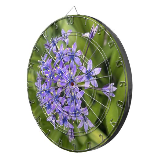 ポルトガルのスクイル花クローズアップ自然写真 ダーツボード (正面右)