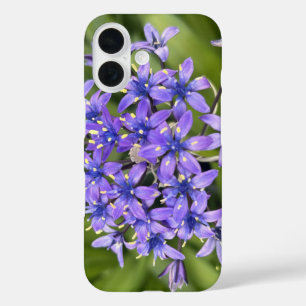 ポルトガルのスクイル花クローズアップ自然写真 iPhone 16ケース