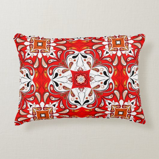 ポルトガルのセラミックタイルパターン アクセントクッション (正面)