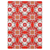 ポルトガルのセラミックタイルパターン クリップボード (裏面)