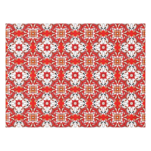 ポルトガルのセラミックタイルパターン テーブルクロス (正面(横))