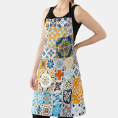 ポルトガルのタイルで継ぎ目のない模様。イラス エプロン (インサイチュ)