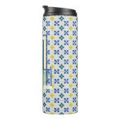 ポルトガルのタイルと鳥と窓バルコニー タンブラー (回転右)