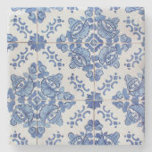 ポルトガルのタイルの大理石の石のコースター ストーンコースター (正面)