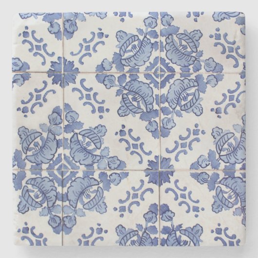 ポルトガルのタイルの大理石の石のコースター ストーンコースター (正面)