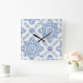 ポルトガルのタイルの正方形の柱時計 スクエア壁時計 (ホーム)