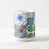 ポルトガルのタイルをマグカップ コーヒーマグカップ (中央)