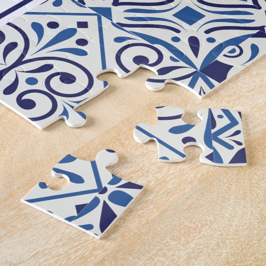 ポルトガルのタイルを使用したKeepsakeフォトパズル ジグソーパズル (側面)