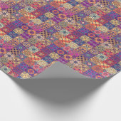 ポルトガルのタイルタラベラスタイルパターン ラッピングペーパー (角)