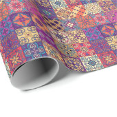 ポルトガルのタイルタラベラスタイルパターン ラッピングペーパー (ロールコーナー)