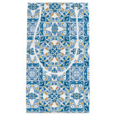 ポルトガルのタイルパターン スモールペーパーバッグ (正面)