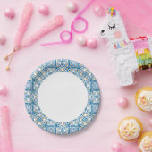 ポルトガルのタイルパターン ペーパープレート (パーティー)