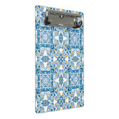 ポルトガルのタイルパターン ミニクリップボード (アングル)