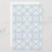 ポルトガルのタイルパターン 便箋 (正面/裏面)