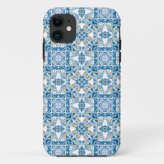 ポルトガルのタイルパターン Case-Mate iPhoneケース (裏面)
