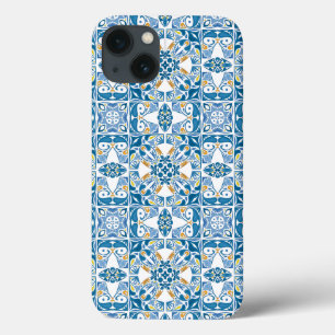 ポルトガルのタイルパターン iPhone 13ケース