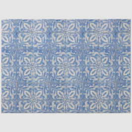 ポルトガルのタイルヴィンテージアズレジョスブルーホワイト 薄葉紙