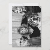 ポルトガルのタイル写真家族懇親会クリスマス 招待状 (裏面)