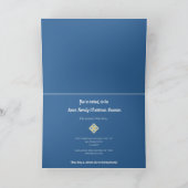 ポルトガルのタイル家族のクリスマスの写真フレーム カード (内部)