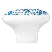 ポルトガルのタイル模様 セラミックノブ (側面)