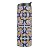 ポルトガルのタイル模様 タンブラー (回転左)
