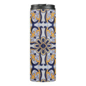 ポルトガルのタイル模様 タンブラー (裏面)