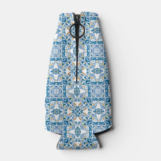 ポルトガルのタイル模様 ボトルクーラー (裏面)