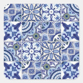 ポルトガルのタイル正方形のシール スクエアシール (正面)
