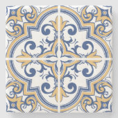 ポルトガルのタイル1 ストーンコースター (正面)