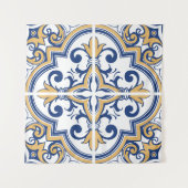 ポルトガルのタイル1 タペストリー (正面(横))